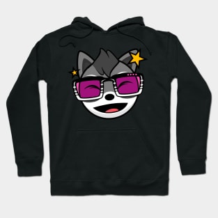 Excited Raccoon Rocky Hoodie